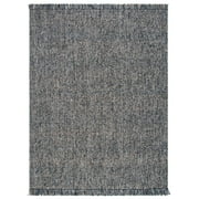 SAFAVIEH Natural Fiber Crawford Abstract Area Rug, Charcoal/Natural, 9' x 12'