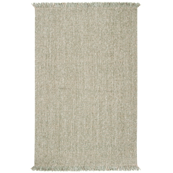 SAFAVIEH Natural Fiber Crawford Abstract Area Rug, Green/Natural, 2' x 3'