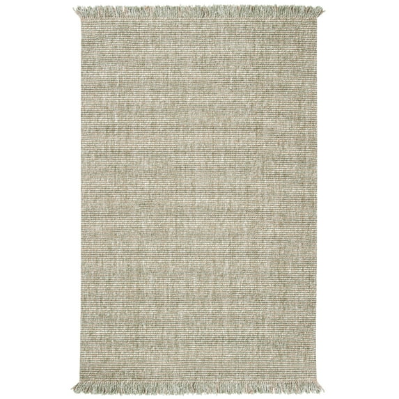 SAFAVIEH Natural Fiber Crawford Abstract Area Rug, Green/Natural, 3' x 5'