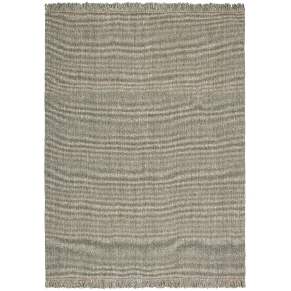 SAFAVIEH Natural Fiber Crawford Abstract Area Rug, Green/Natural, 9' x 12'