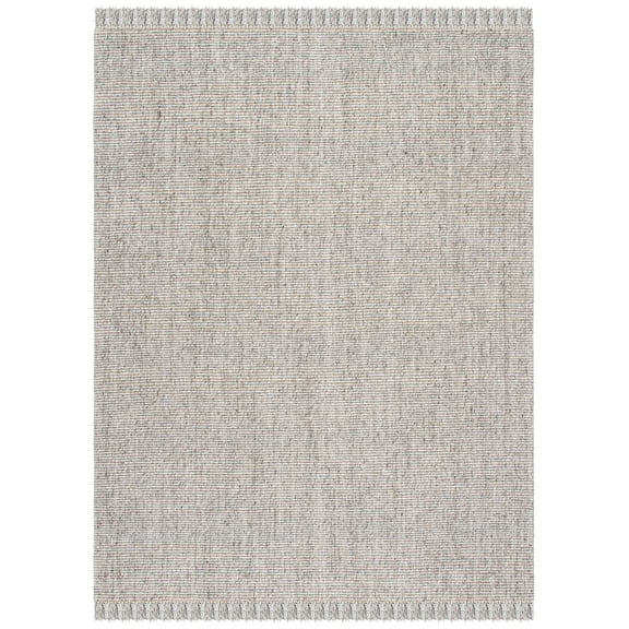 SAFAVIEH Natural Fiber Crawford Abstract Area Rug, Grey/Natural, 10' x 14'