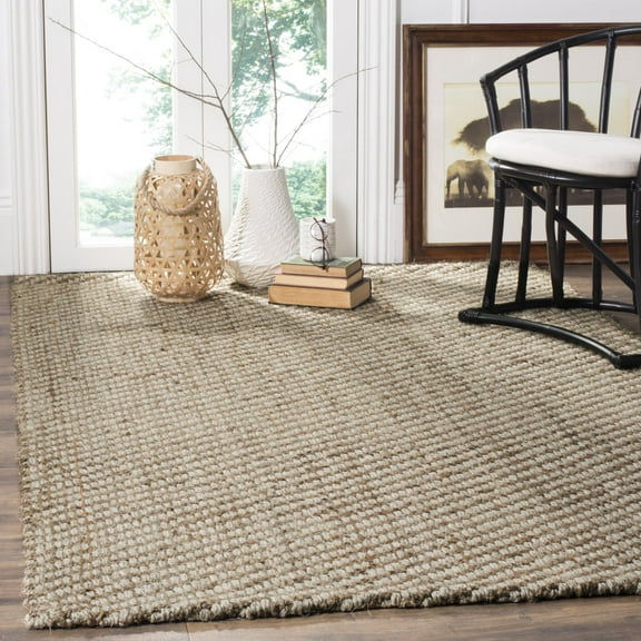 SAFAVIEH Natural Fiber Crofton Bordered Area Rug, Natural, 2' x 3'