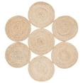 thumbnail image 1 of SAFAVIEH Natural Fiber Dacre Geometric Area Rug, Ivory/Natural, 8' x 8' Round, 1 of 7