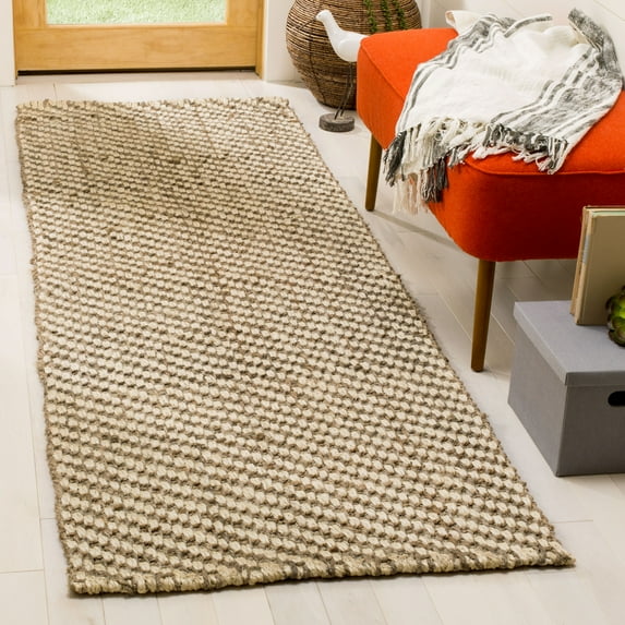 SAFAVIEH Natural Fiber Daisy Braided Runner Rug, Natural, 2'6" x 8'
