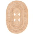 thumbnail image 1 of SAFAVIEH Natural Fiber Danica Geometric Area Rug, Natural, 2'6" x 4' Oval, 1 of 11