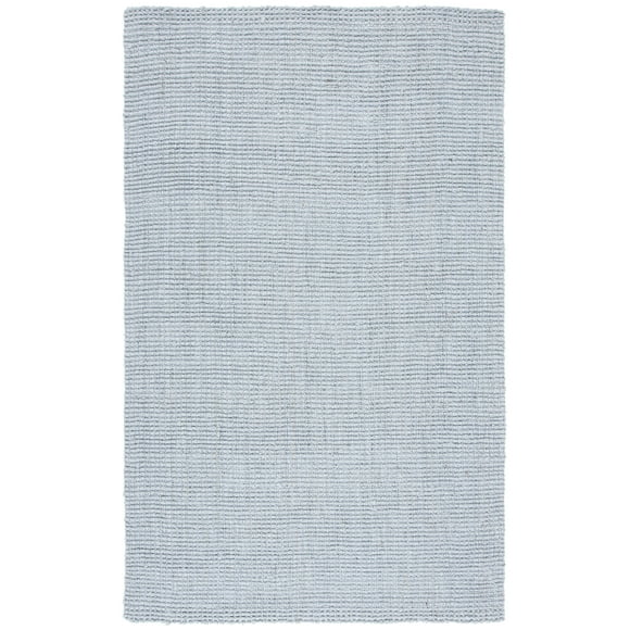SAFAVIEH Natural Fiber Delmar Solid Area Rug, Light Grey, 9' x 12'