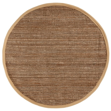 Safavieh Natural Fiber Delmar Solid Area Rug, Natural, 3' x 3' Round