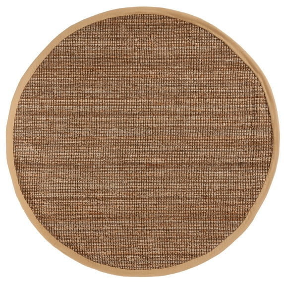 Safavieh Natural Fiber Delmar Solid Area Rug, Natural, 3' x 3' Round