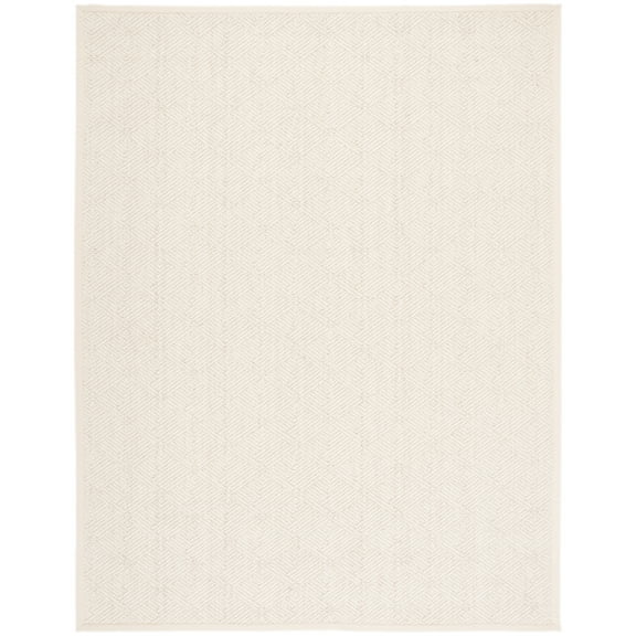 SAFAVIEH Natural Fiber Desi Geometric Diamonds Area Rug, Ivory, 8' x 10'