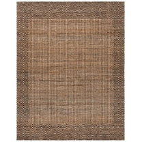 SAFAVIEH Natural Fiber Devon Geometric Area Rug, Natural/Brown, 8' x 10'