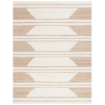 SAFAVIEH Natural Fiber Dina Geometric Area Rug, Natural/Ivory, 8' x 10'