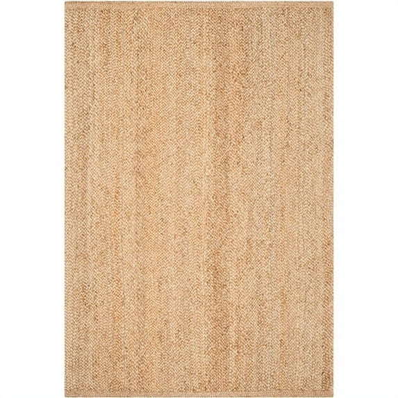SAFAVIEH Natural Fiber Donelle Geometric Jute Area Rug, Natural, 4' x 6'