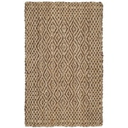 SAFAVIEH Natural Fiber Doreen Geometric Jute Area Rug, Natural/Brown, 2'3" x 4'