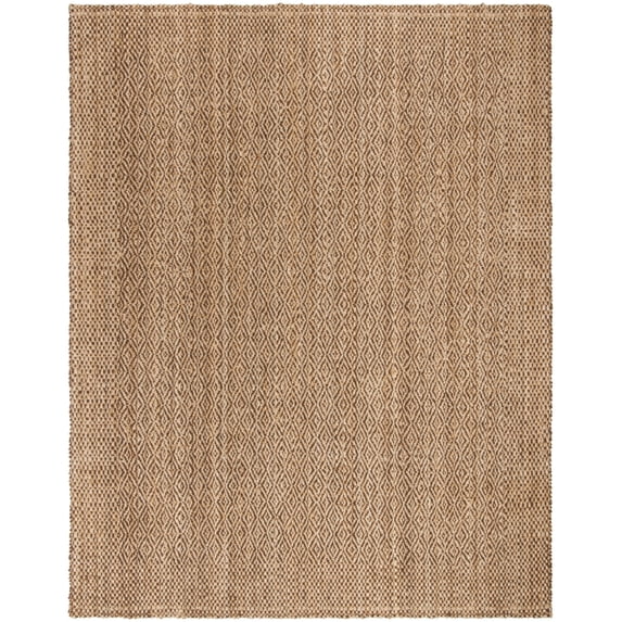 SAFAVIEH Natural Fiber Doreen Geometric Jute Area Rug, Natural/Brown, 3' x 5'