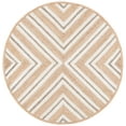 thumbnail image 1 of SAFAVIEH Natural Fiber Dudley Geometric Area Rug, Natural/Ivory, 6' x 6' Round, 1 of 7