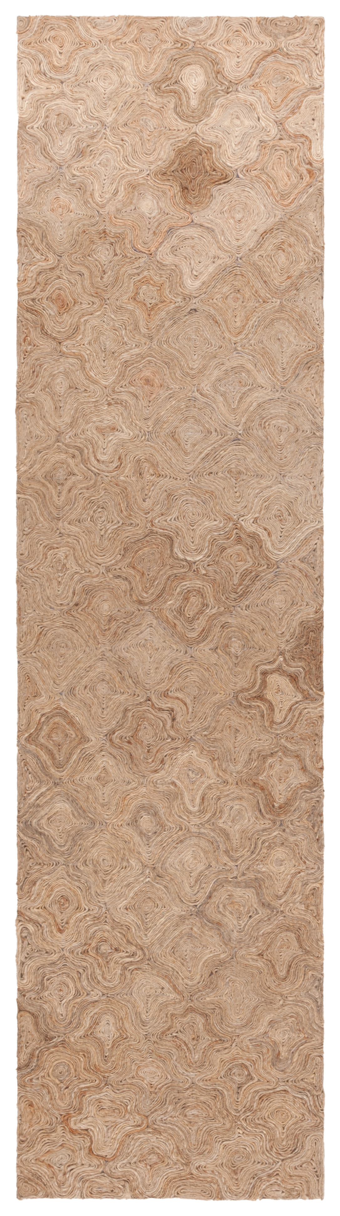 SAFAVIEH Natural Fiber Edwyna Geometric Runner Rug, Natural, 2'3" x 9'