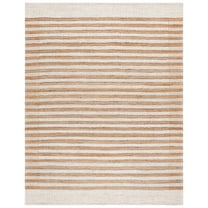 SAFAVIEH Natural Fiber Eleanora Striped Area Rug, Natural/Ivory, 8' x 10'