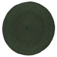thumbnail image 1 of SAFAVIEH Natural Fiber Eliot Solid Area Rug, Dark Green, 4' x 4' Round, 1 of 7