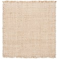 thumbnail image 1 of SAFAVIEH Natural Fiber Ella Solid Area Rug, Natural/Ivory, 6' x 6' Square, 1 of 7