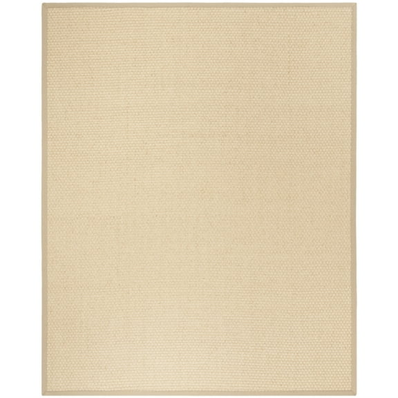 SAFAVIEH Natural Fiber Emma Solid Area Rug, Natural/Beige, 2' x 3'