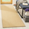 thumbnail image 1 of SAFAVIEH Natural Fiber Emma Solid Sisal Runner Rug, Natural/Beige, 2'6" x 8', 1 of 7