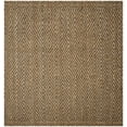 thumbnail image 1 of SAFAVIEH Natural Fiber Emory Geometric Area Rug, Natural/Grey, 4' x 4' Square, 1 of 7