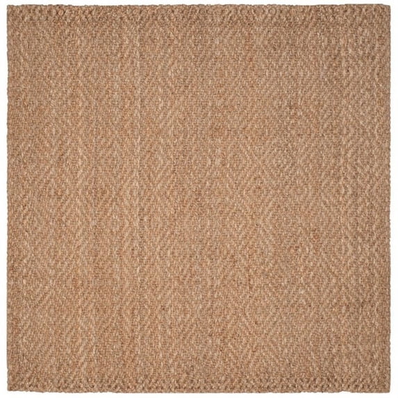 SAFAVIEH Natural Fiber Emory Geometric Jute Area Rug, Natural, 4' x 6'