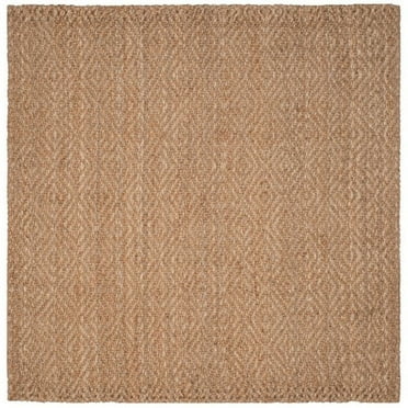 SAFAVIEH Natural Fiber Emory Geometric Jute Area Rug, Natural, 8' x 10'