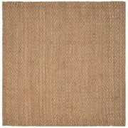 SAFAVIEH Natural Fiber Emory Geometric Jute Area Rug, Natural, 9' x 12'