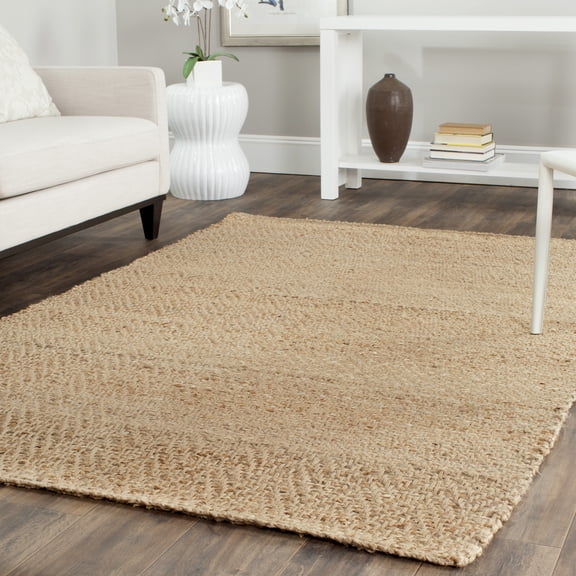 SAFAVIEH Natural Fiber Enola Braided Jute Area Rug, Natural, 6' x 9'
