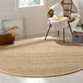 thumbnail image 1 of SAFAVIEH Natural Fiber Enola Braided Jute Area Rug, Natural, 7' x 7' Round, 1 of 5
