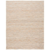 SAFAVIEH Natural Fiber Ernest Abstract Area Rug, Natural/Ivory, 8' x 10'
