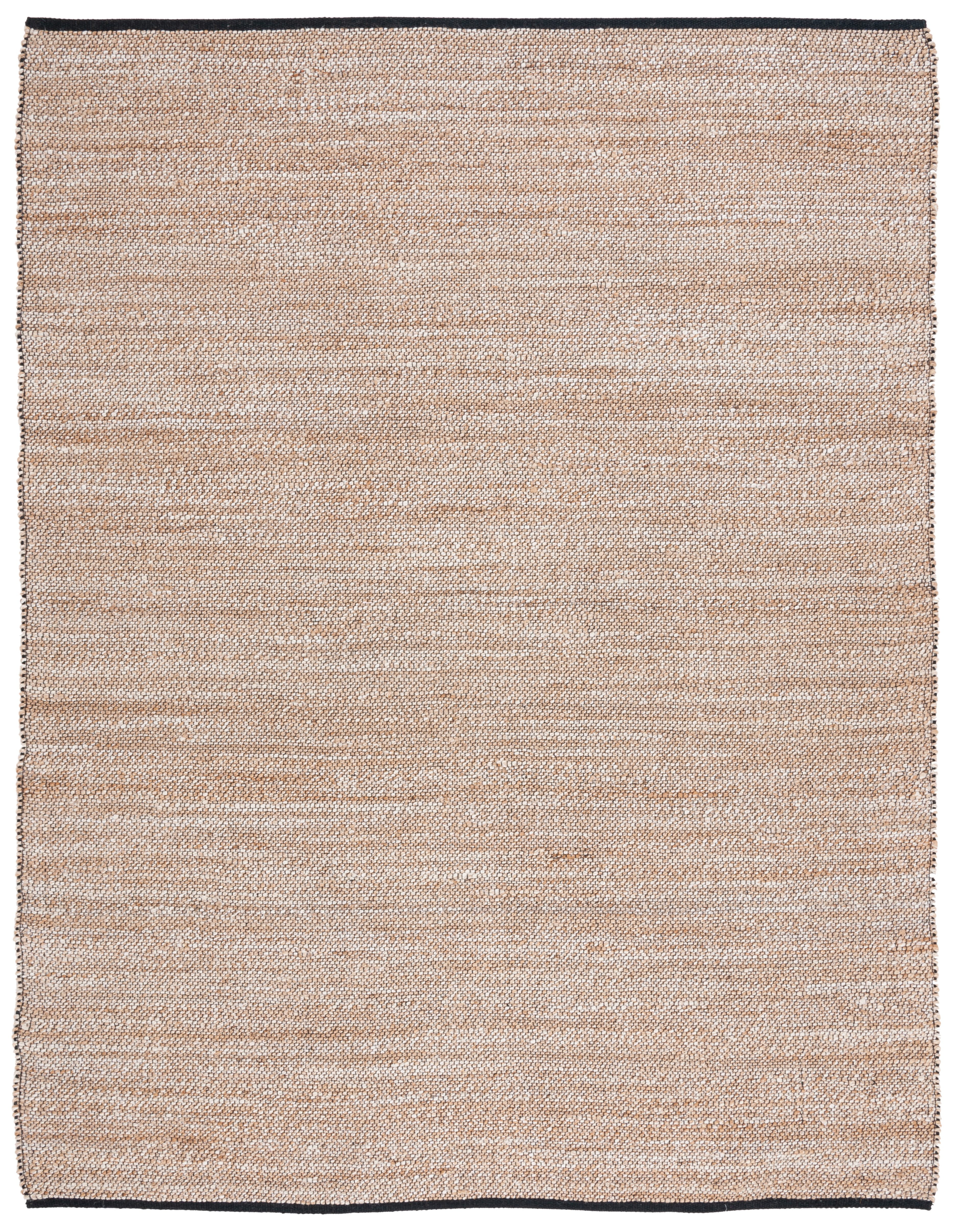 Handmade Tufted Jute Round Area Rug, Natural, 8' x 10'