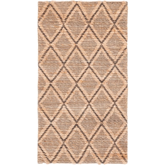 SAFAVIEH Natural Fiber Ezra Geometric Area Rug, Natural, 3' x 5'