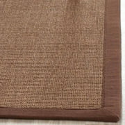 SAFAVIEH Natural Fiber Forrester Border Sisal Area Rug, Brown, 2'6" x 4'