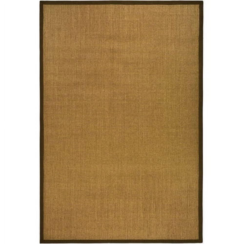 SAFAVIEH Natural Fiber Forrester Border Sisal Area Rug, Brown, 9' x 12'