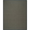 thumbnail image 1 of SAFAVIEH Natural Fiber Forrester Border Sisal Area Rug, Charcoal, 4' x 6', 1 of 10