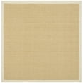 thumbnail image 1 of SAFAVIEH Natural Fiber Forrester Solid Area Rug, Maize/Wheat, 4' x 4' Square, 1 of 9