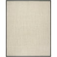 thumbnail image 1 of SAFAVIEH Natural Fiber Forrester Border Sisal Area Rug, Marble/Grey, 4' x 6', 1 of 10