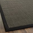 thumbnail image 1 of SAFAVIEH Natural Fiber Forrester Border Sisal Runner Rug, Charcoal, 2'6" x 20', 1 of 10