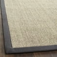 thumbnail image 1 of SAFAVIEH Natural Fiber Forrester Border Sisal Runner Rug, Marble/Grey, 2'6" x 16', 1 of 10