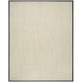thumbnail image 1 of SAFAVIEH Natural Fiber Forrester Border Sisal Runner Rug, Marble/Grey, 2' x 10', 1 of 10