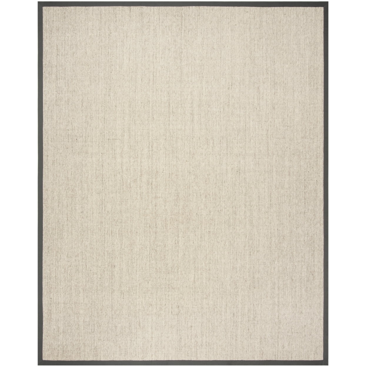 SAFAVIEH Natural Fiber Forrester Solid Runner Rug, Marble/Grey, 2'6" x 6'