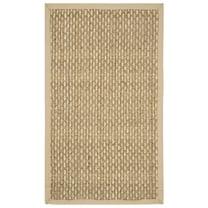 SAFAVIEH Natural Fiber Garret Solid Area Rug, Natural/Beige, 2' x 3'