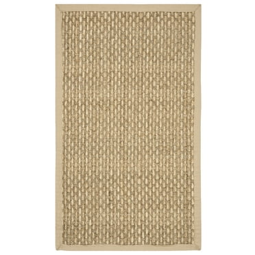 SAFAVIEH Natural Fiber Garret Solid Area Rug, Natural/Beige, 2' x 3'