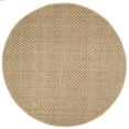 thumbnail image 1 of SAFAVIEH Natural Fiber Garret Solid Area Rug, Natural/Beige, 4' x 4' Round, 1 of 8