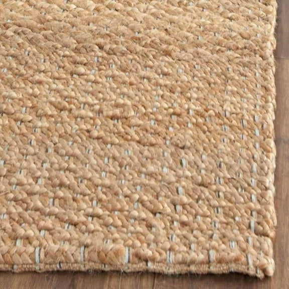 SAFAVIEH Natural Fiber Garrett Braided Jute Area Rug, Natural, 8' x 10'