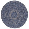thumbnail image 1 of SAFAVIEH Natural Fiber Geordie Solid Area Rug, Blue/Natural, 6' x 6' Round, 1 of 11