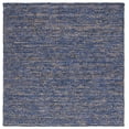 thumbnail image 1 of SAFAVIEH Natural Fiber Geordie Solid Area Rug, Blue/Natural, 6' x 6' Square, 1 of 11