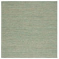 thumbnail image 1 of SAFAVIEH Natural Fiber Geordie Solid Area Rug, Green/Natural, 6' x 6' Square, 1 of 11